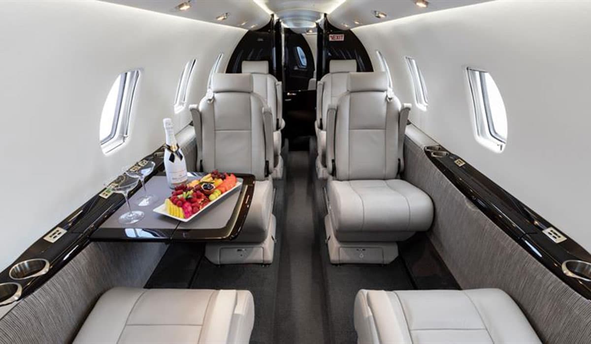 Light Jet Luxury Interior